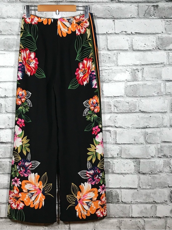Rinascimento Pants - Rina Scimento Black Wide-Leg Floral Pants. . Made in Italy